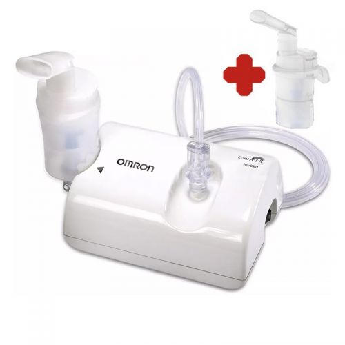Inhalátor OMRON C801 SET + druhá inhalační sada