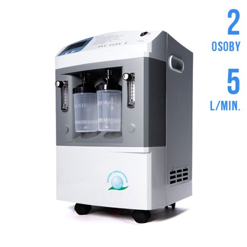 Kyslíkový koncentrátor / oxygenerátor JAY-5DUO (pro 2 osoby)