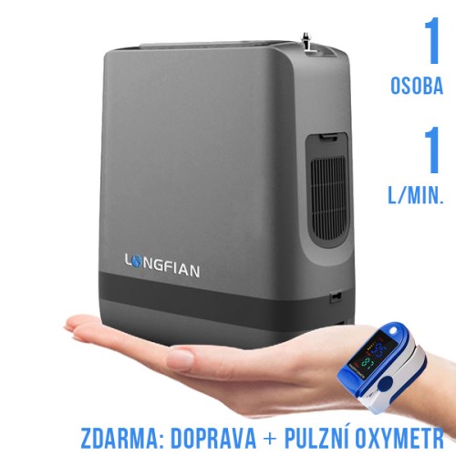 Přenosný kyslíkový koncentrátor / oxygenerátor JAY-1A (novinka)